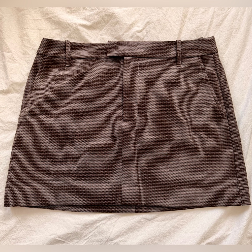 GAP Mini Skirt Brown and Black Plaid